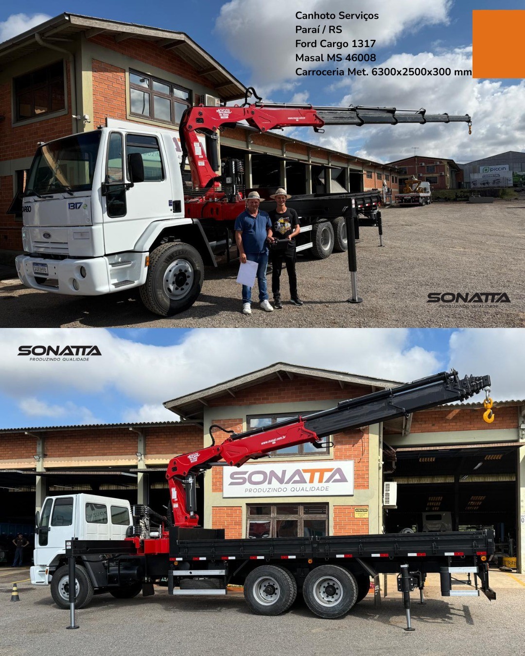 Entrega Canhoto Serviços — Paraí/RS